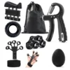 5-60Kg Adjustable Grip Strength Trainer with Finger Exerciser Hand Grip Strengthener for Muscle Building and Injury Recover 1