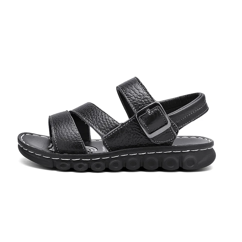 Kids Leather Sandal Boy Shoes Summer Outdoor Beach Casual Sneakers Children Luxury Sports Sandals for Boys Free Shipping