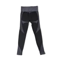 2/3Pcs Women Yoga Suit Seamless Knitted Yoga Pants Leggings Clothing Zipper Long Sleeve Crop Top Fitness Wear Sportswear Gym Set - Image 6