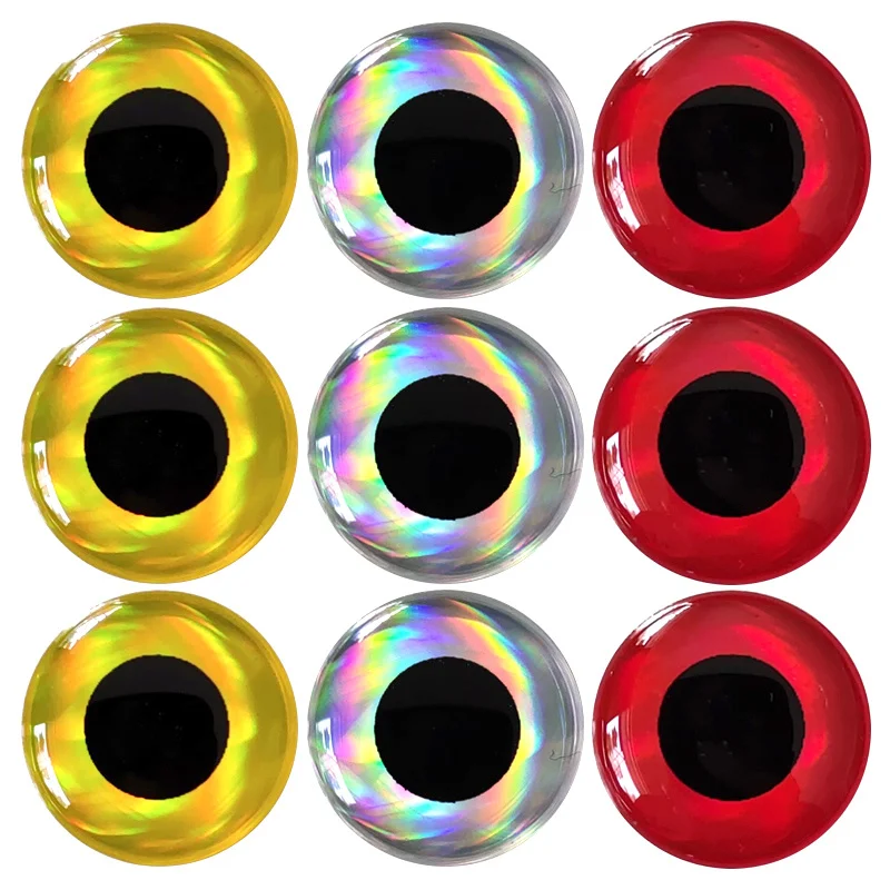 FishingLureEyes100pcsset3DSimulationFlyFishingCrankbaitMinnow