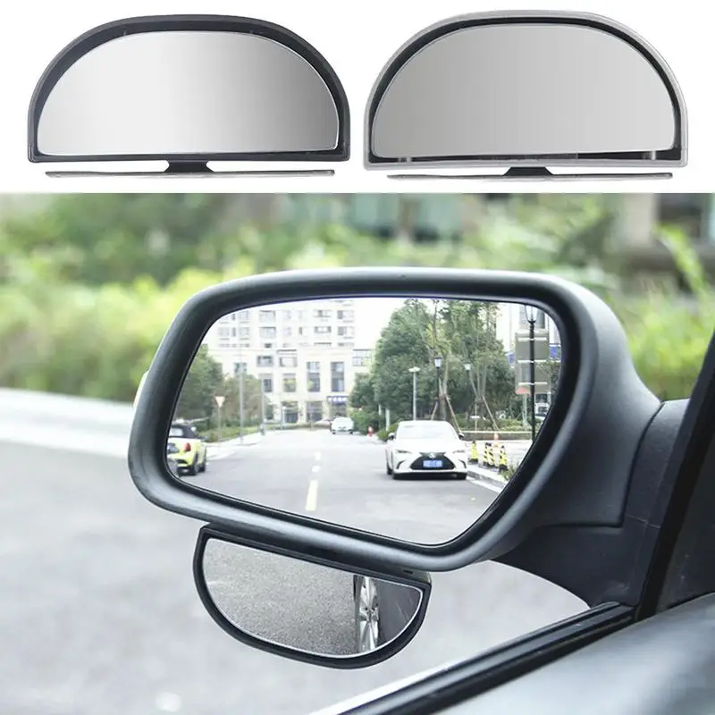 

Automotive Blindspot Mirror Auto Rear View Blind Spot Mirror 360 Degree adjustable Wide Angle Vehicle Parking Rimless Mirrors