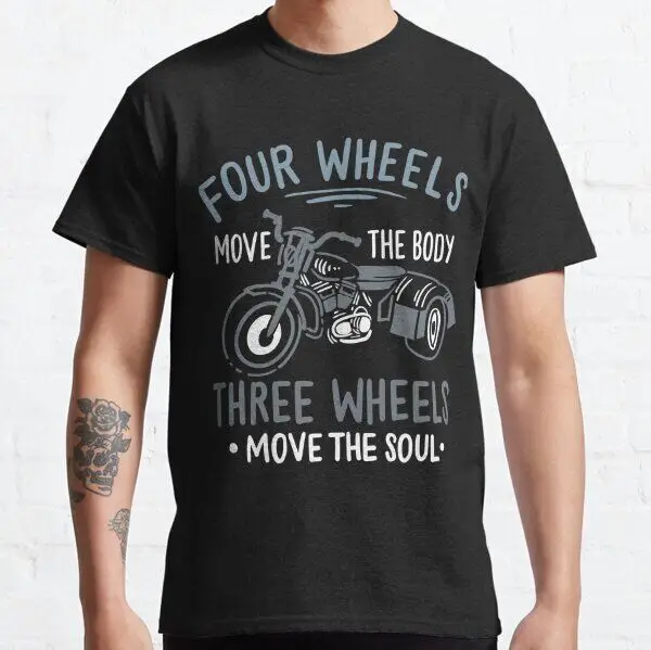 Trike Classic Three Wheels Move The Soul T Shirt M 3Xl Maniche Lunghe O Corte