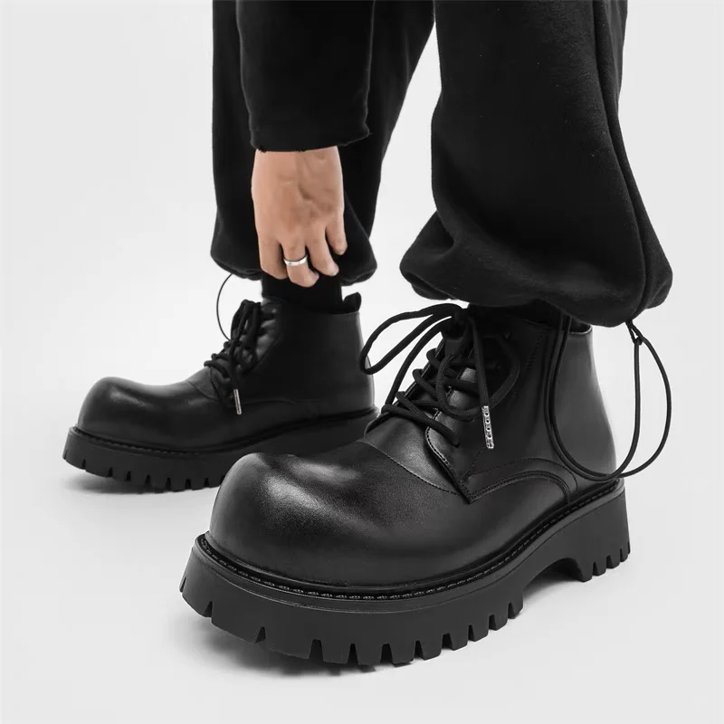 2025 New Dress British Style Head Derby Platform Business Inner