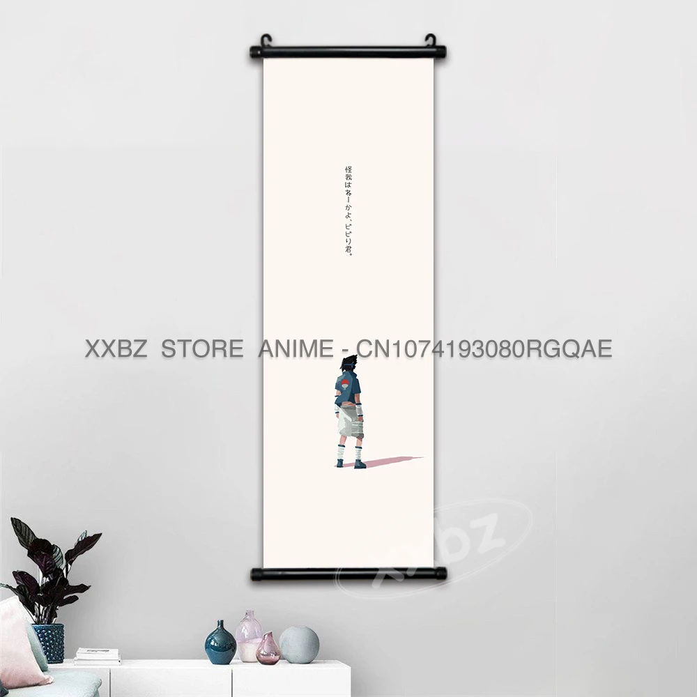 Ninja Legends Anime Wall Art: Uchiha and Kakashi Decorative Canvas