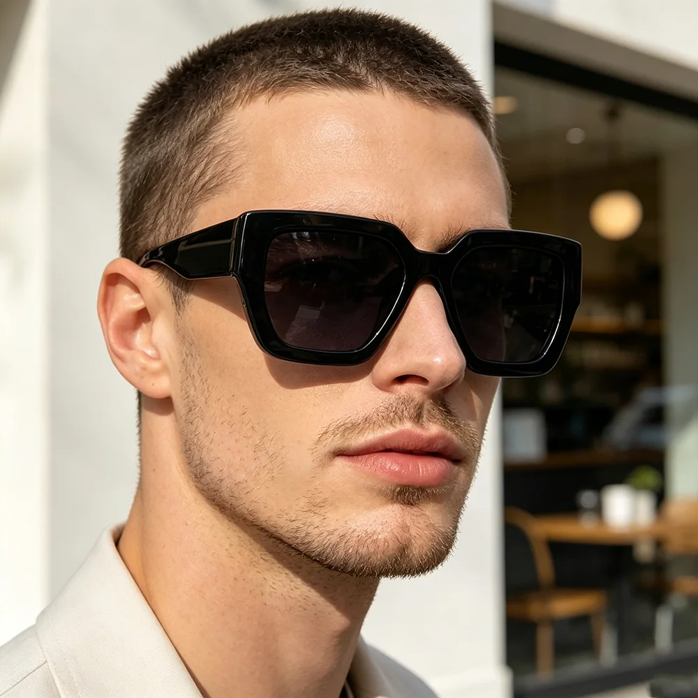 New Vintage Square Sunglasses Women Men Brand Rectangle Sun Glasses Female Oval Eyewear Sunglasses for Male Female Eyeglasses