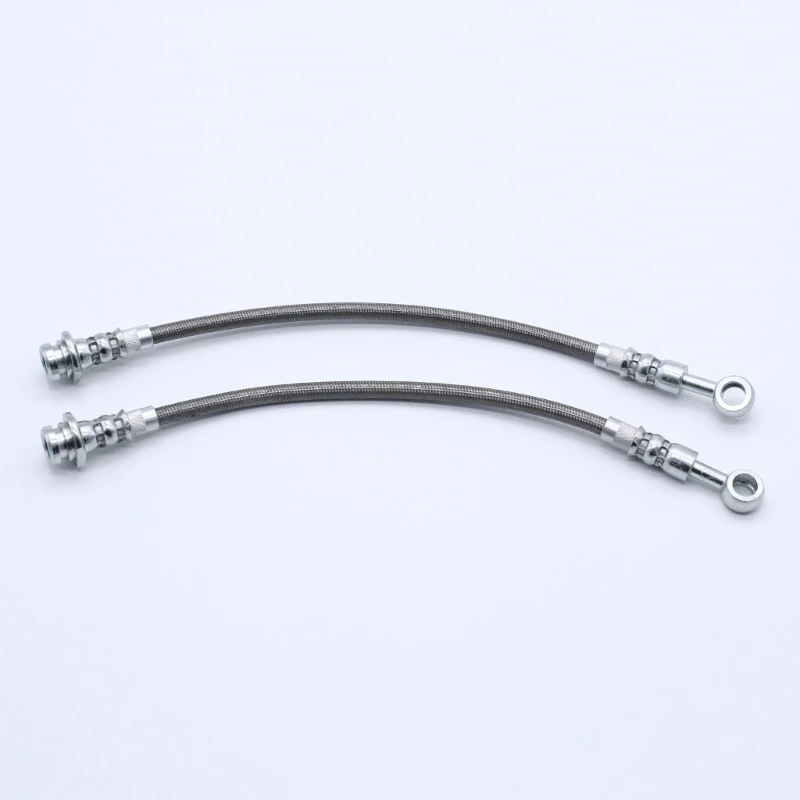 Brake Line Hose Set Front Rear Hydraulic Brake Line High Strength Replacement for Patrol Y60 1988-1997
