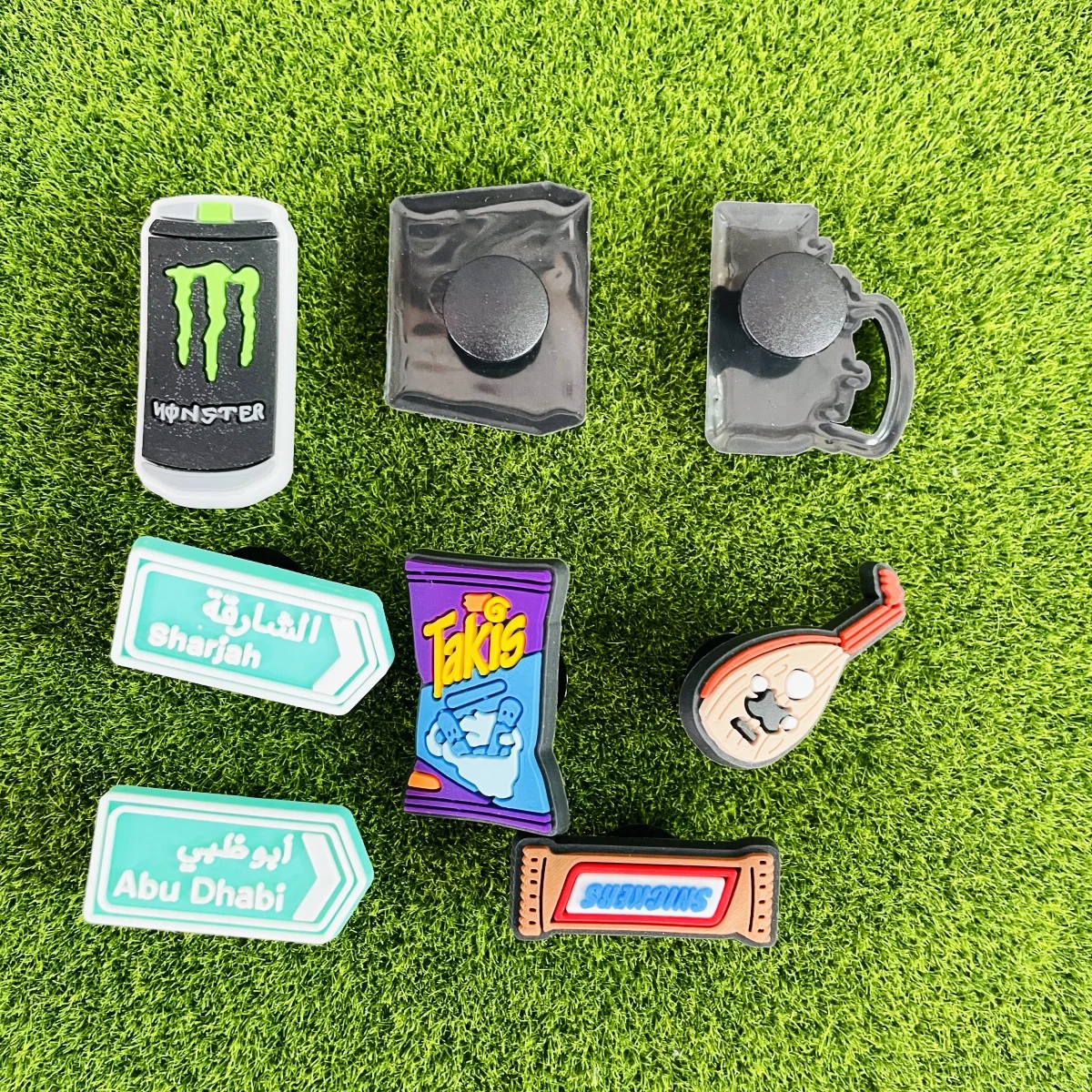 8PCS Food Shoe Charms For Crocs, Cute Food Shoe Decoration Charms for Wristband Bracelets Sandals