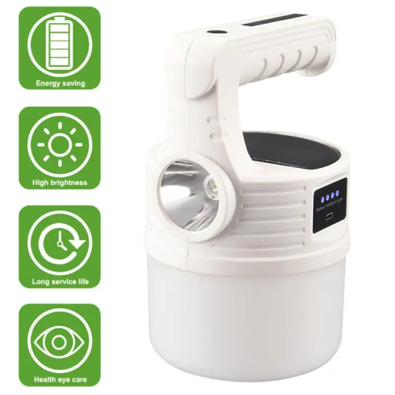 

Солнечные фонари, креативные перезаряжаемые с крючком, Usb-зарядка, двойная фотолампа, аксессуары для дома, аварийные лампочки для дома