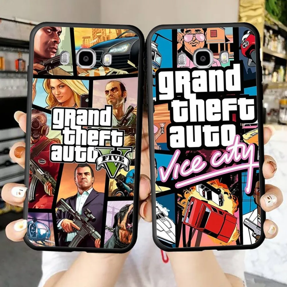 Gta 5 Grand Theft Auto Anime Phone Case Per Samsung J 7 Plus 7Core J7 Neo J6 Plus Prime J6 J4 J5 Mobile Cover