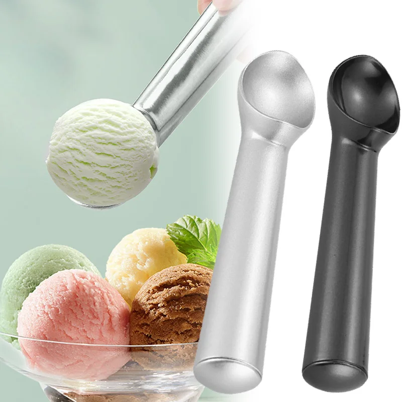 Nonstick Anti-Freeze Ice Cream Scoop Aluminum Ice Cream Spoon Melon Ball Cookie Dough Scoop Tools gadget