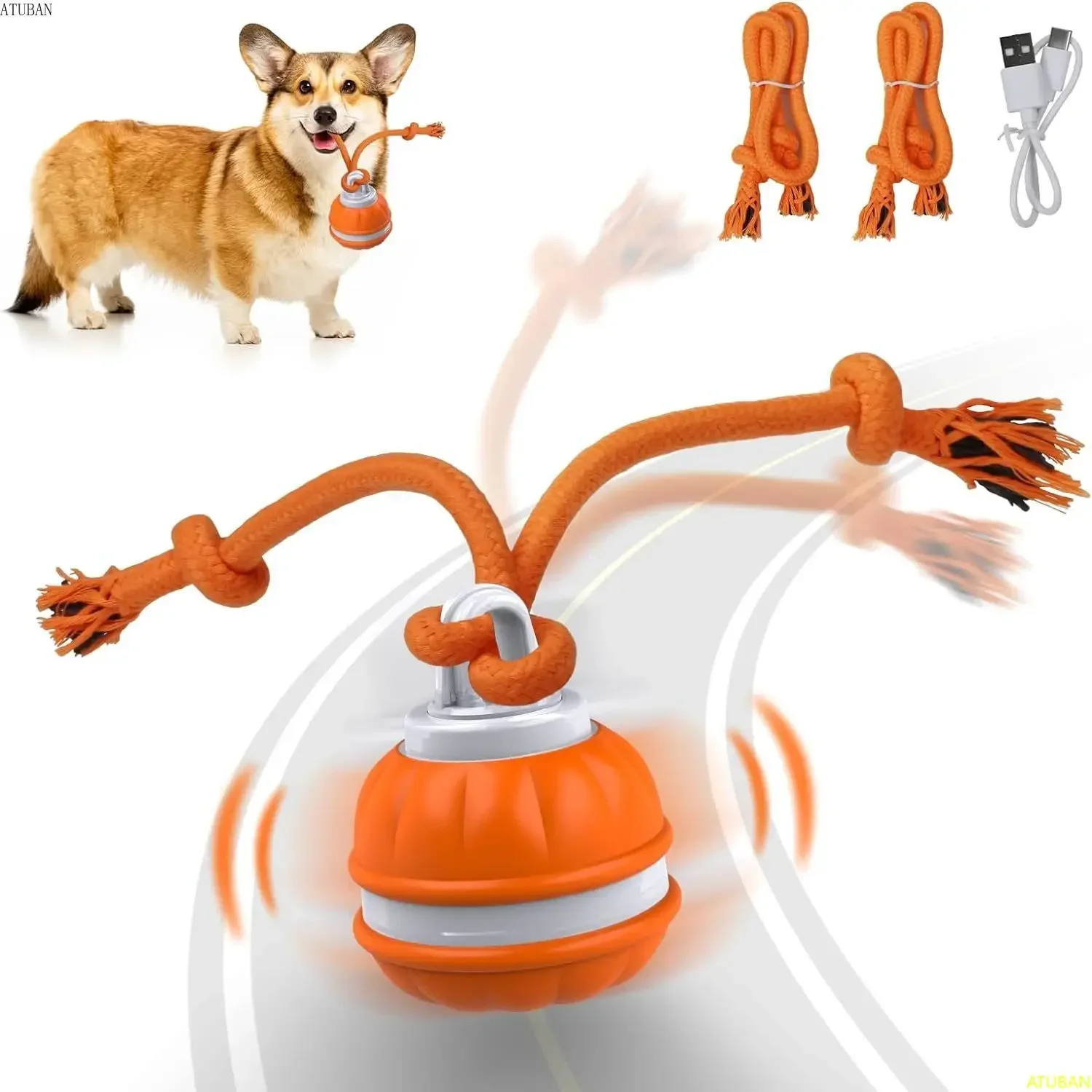 PeppyPetBallforDogsDogInteractiveToysDogBallMotionActivate