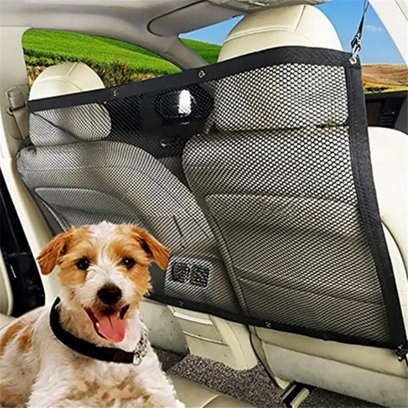 Pet Dog Fence Car Anti-collision Mesh Pet Auto Fence Barrier Isolation Network Safety Isolation Bar Child Dog