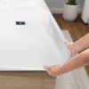 Serta Memory Flex Soft Queen Mattress Topper, 2" Pillow Top Mattress Pad, Cushioning Stain Resistant Mattress Protector with 15" 3