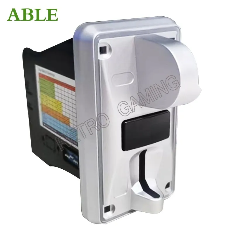 CL 도난 방지 muilt 동전 LED 동전 수락자 아케이드 동전 선택기 플라스틱 전자 슬롯 자동 판매기 액세서리