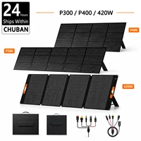 Panneau solaire pliable et portable, chargeur solaire monocristallin étanche pour générateur solaire, vie en camping-car, alimentation hors réseau en extérieur. 1