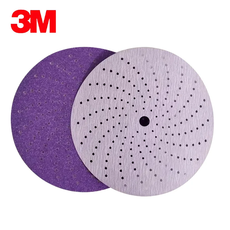 Sandpaper Set 3M Authentic Original Clean Whirlwind Dry Abrasive P80/120/180/240/320/400/500 10PCS For Car Painting