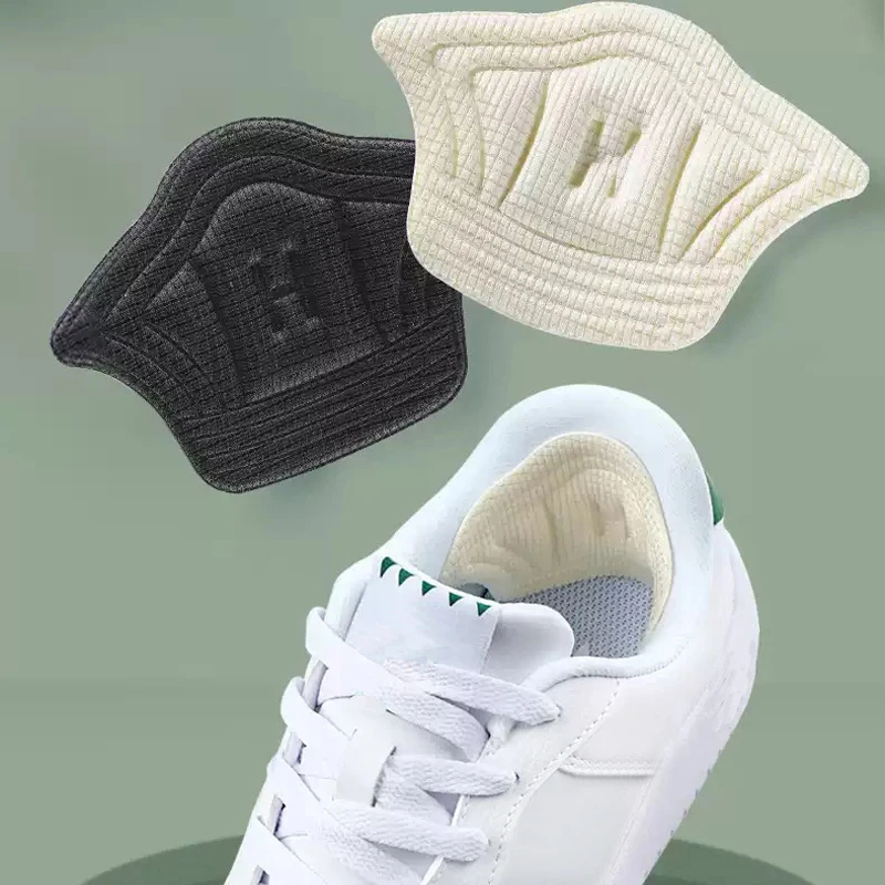 2pcs Shoes Pads Sports Shoe Heel Cushion Pad Adjustable Antiwear Feet Inserts Insoles Can Be Cut Heel Protector Sticker Insole