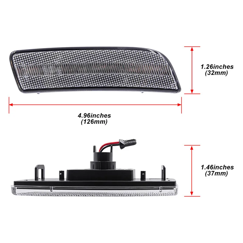 VW Tiguan MK1 2008-2017 ����Ʈ ���� LED ���̵� �ڳ� ����Ʈ, ��� ���̵� ��Ŀ ����Ʈ, ��ü�� OE-Spec, 5N0945119A