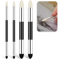 4pcs Blending Sponge Pen Dual Tip Reusable Drawing Art Blending Tools Washable Sketch Rubbing for Artist Professional Sketch 1