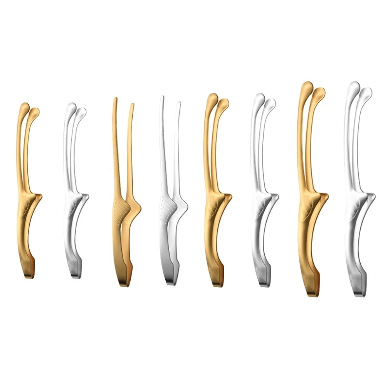 

270F Stainless Steel Grill Tongs Tongs Kitchen Tongs Cooking Serving Tong for Camping Buffet Oven