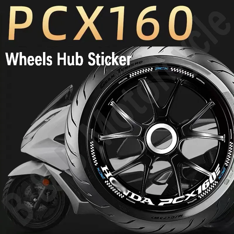 

Наклейка Sit for Honda PCX160 Hub, светоотражающая амортизирующая наклейка с надписью, водонепроницаемая наклейка, наклейка, модификация украшения