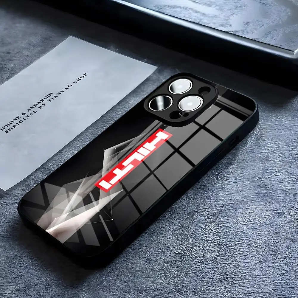 Luxury Glass Design Toolbox Brand Hilti Tools Phone Case