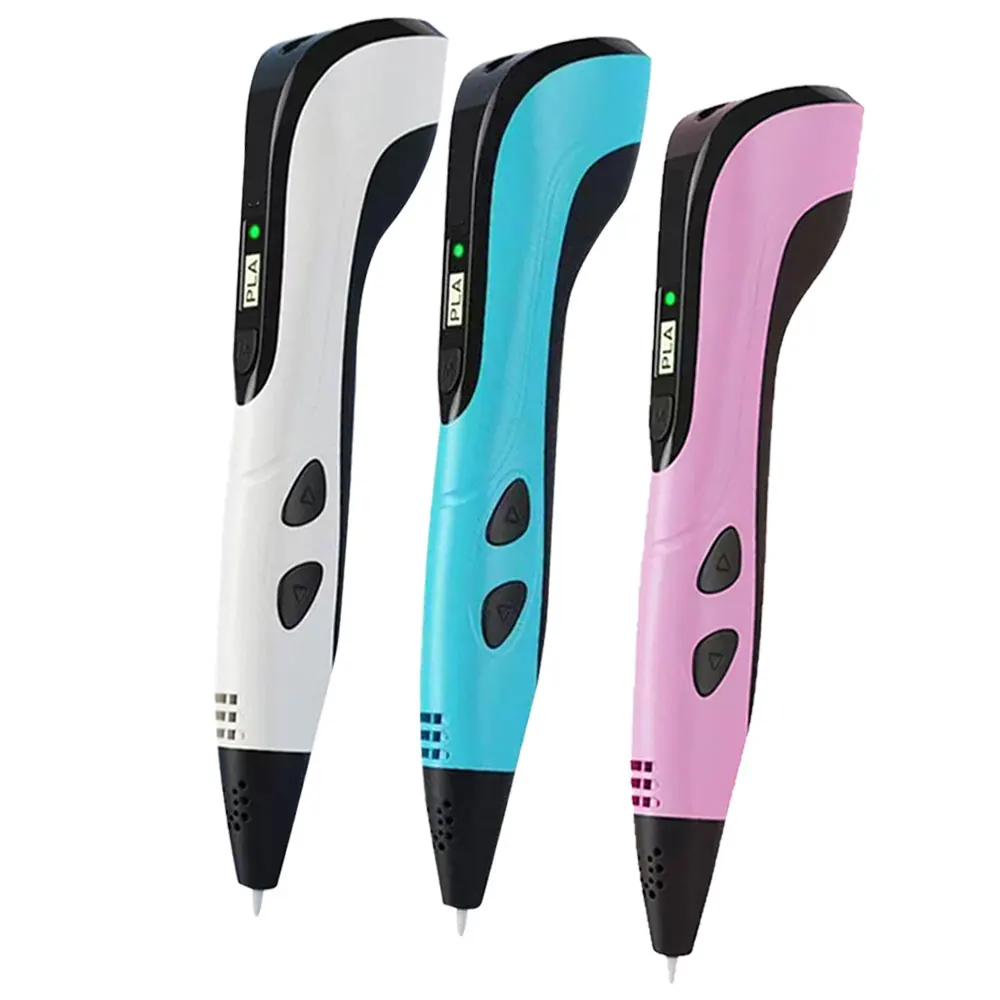 3D 프린팅 펜 DIY 입체 페인팅 어린이 장난감, LCD 스크린 여행 케이스 전원 어댑터, PLA 필라멘트 장난감 선물