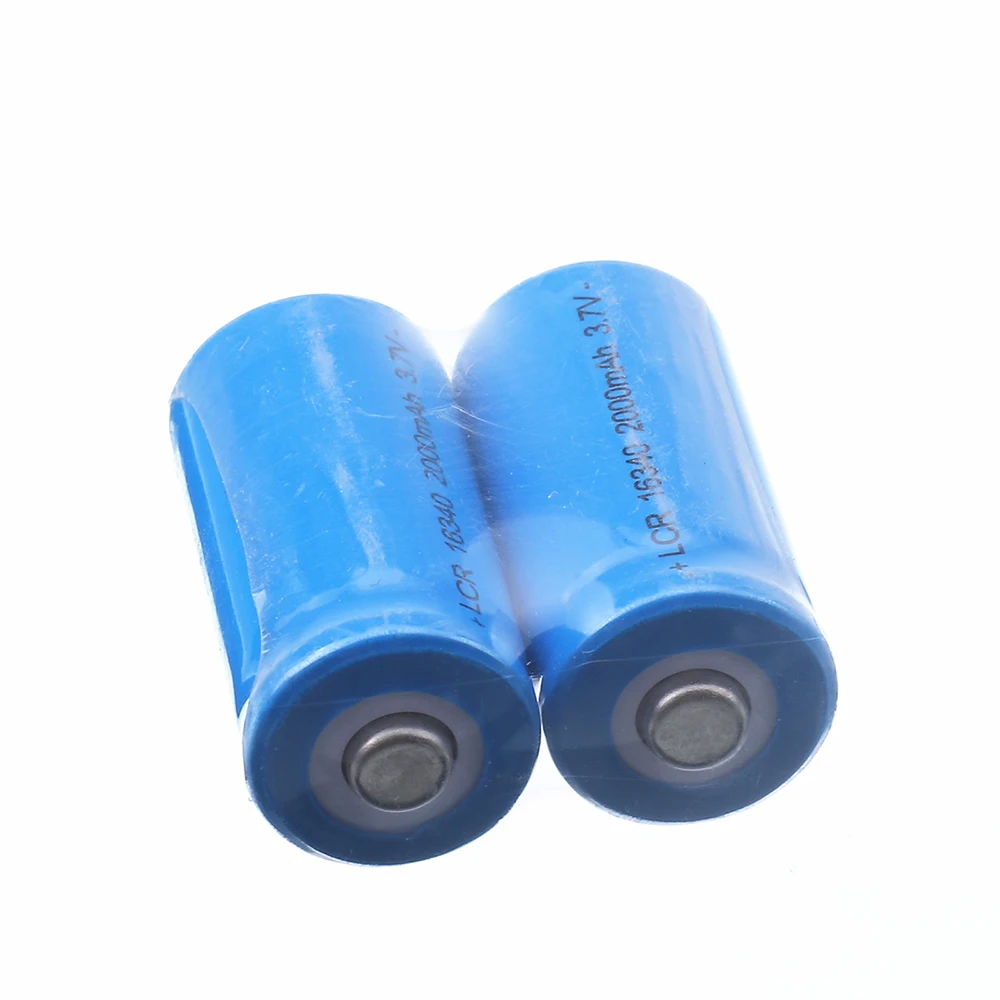 16340 Batteria 3.7V 2000mAh Cella ricaricabile agli ioni di litio per CR123A, CR17345, K123A, VL123A, DL123A, 5018LC, SF123A, EL123AP - Image 4