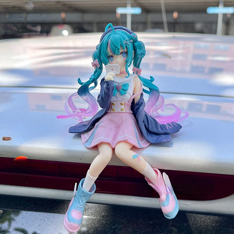 Фото Милый аниме Hatsune Miku периферийный любовный матрос костюм Hatsune Персонализированная фигурка Модель шасси орнамент коллекция Рождественский подарок №3