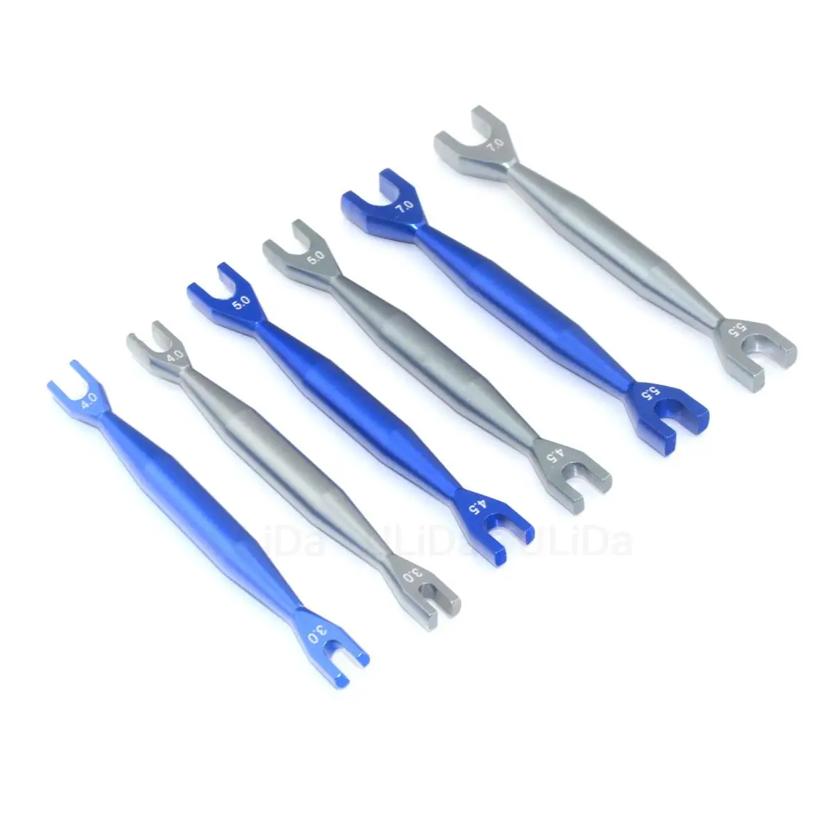 3-4Mm 4.5-5Mm 5.5-7Mm Strumenti Chiave Chiavi Aperte Set Di Chiavi A Doppia Estremità Per Traxxas Tamiya Hsp 1/8 1/10 1/16 Rc Car Boat