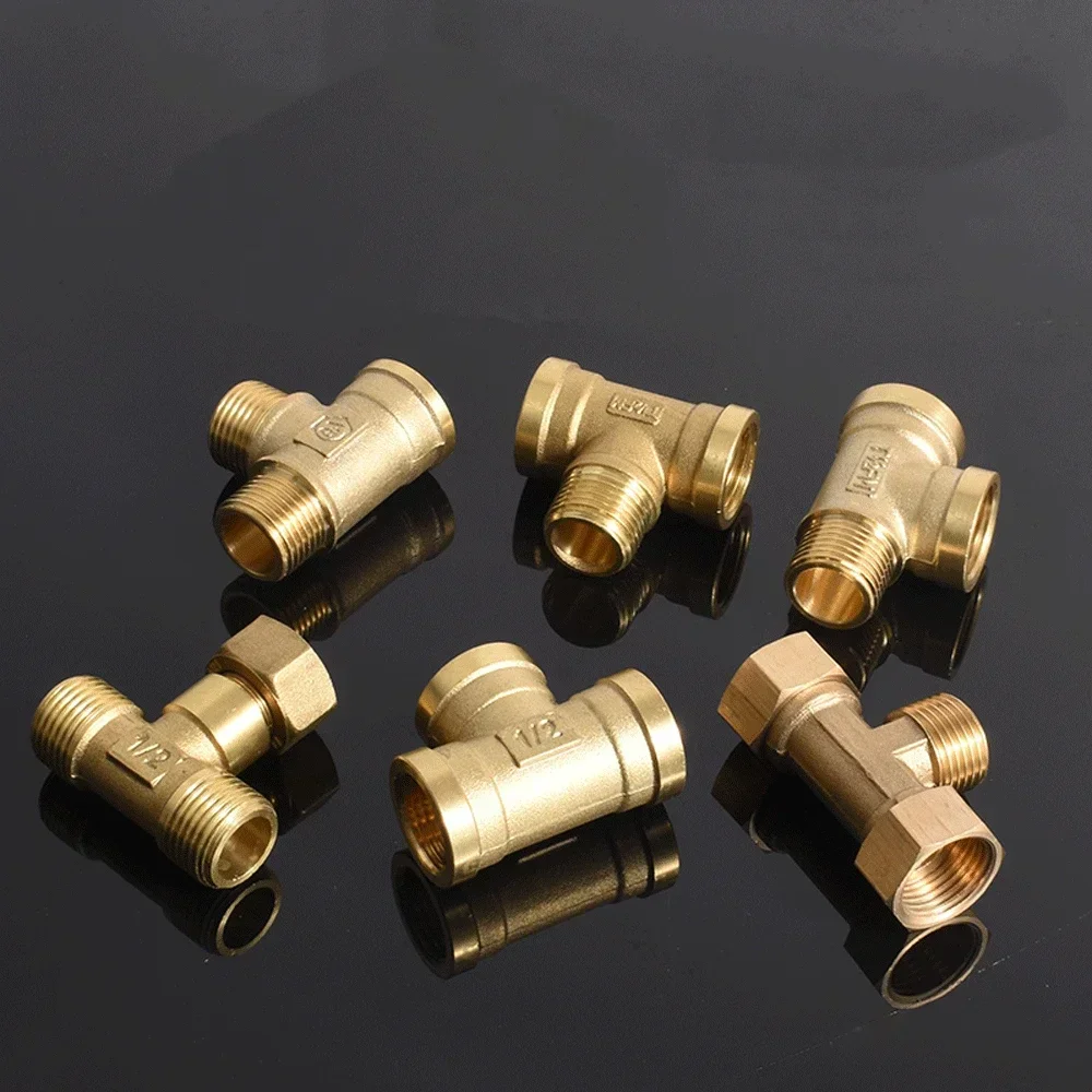 DN15 G 1/2" BSP Male Female Brass Staight Nipple Coupler Union 45 Degee Elbow Y Tee Corner Corss 3 4 Ways Pipe Fitting Connector