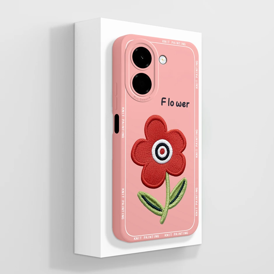 Stylish Gradient Love Heart Moon Soft Bumper Case - Anti-Slip & Antifouling Design