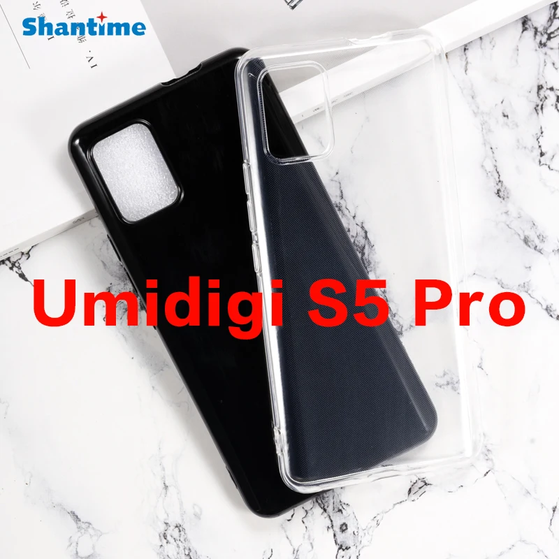 Sunrive Cover compatibile con UMIDIGI S5 PRO, Custodia Case in molle Trasparente silicone Morbida Flessibile Antigraffio protettiva back custodie(Q Gatto 5