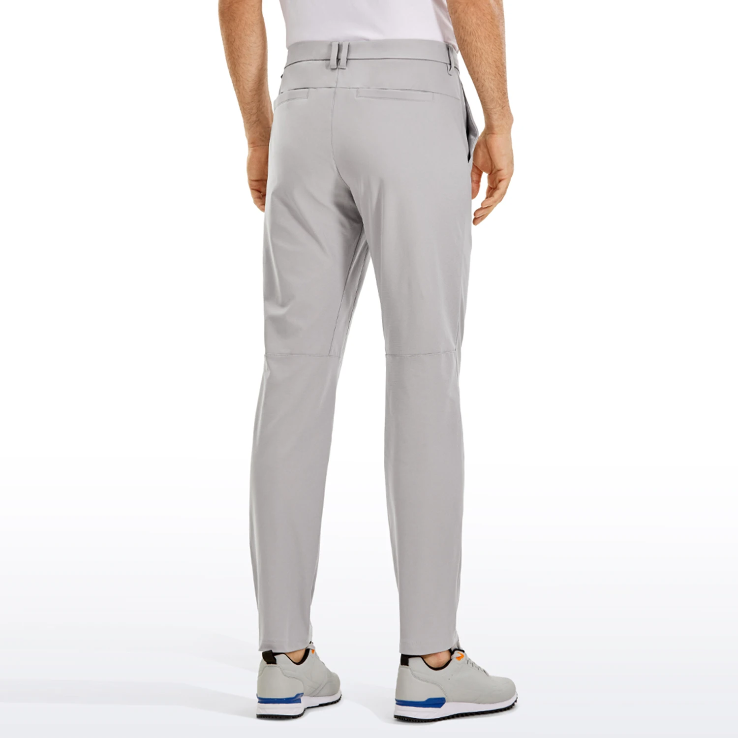 CRZ YOGA US Overseas Warehouse Mens Stretch Golf Pants - 32'' Slim Fit Work  Pants Stretch Quick Dry 5-pocket Thick Travel Pants