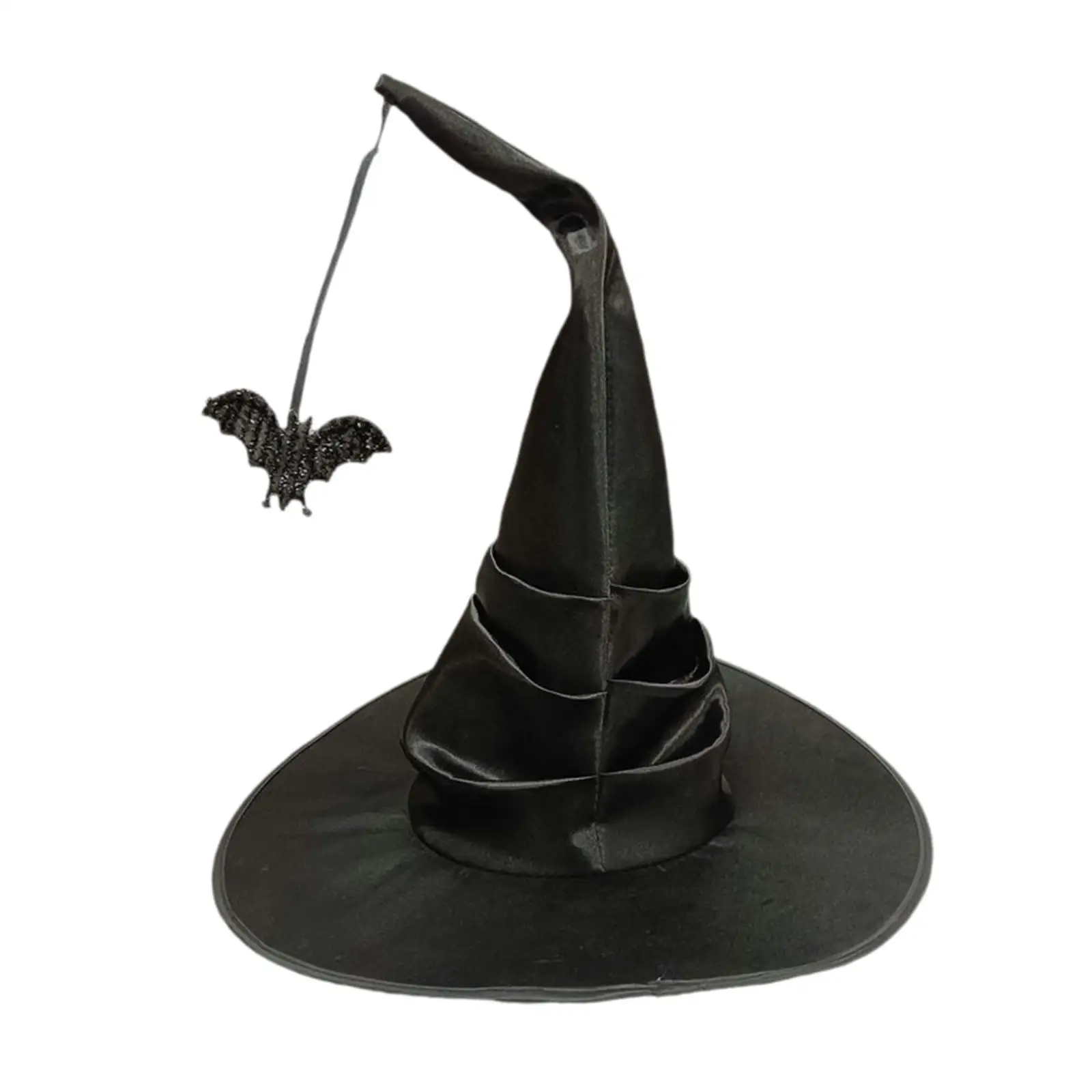 Halloween Witch Hat Accessories Pointed Cap for Cosplay Party Favors Masquerade