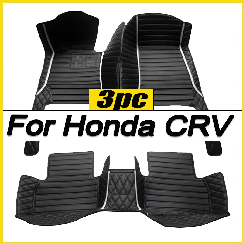 

Car Floor Mats For Honda CRV 2007 2008 2009 2010 2011 Custom Foot Pads Automobile Carpet Cover interior accessories