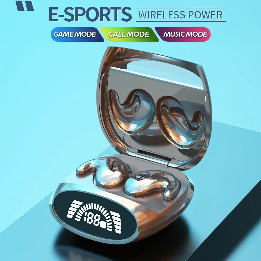 Compact Invisible TWS Bluetooth Noise-Cancelling Earbuds with Touch Control