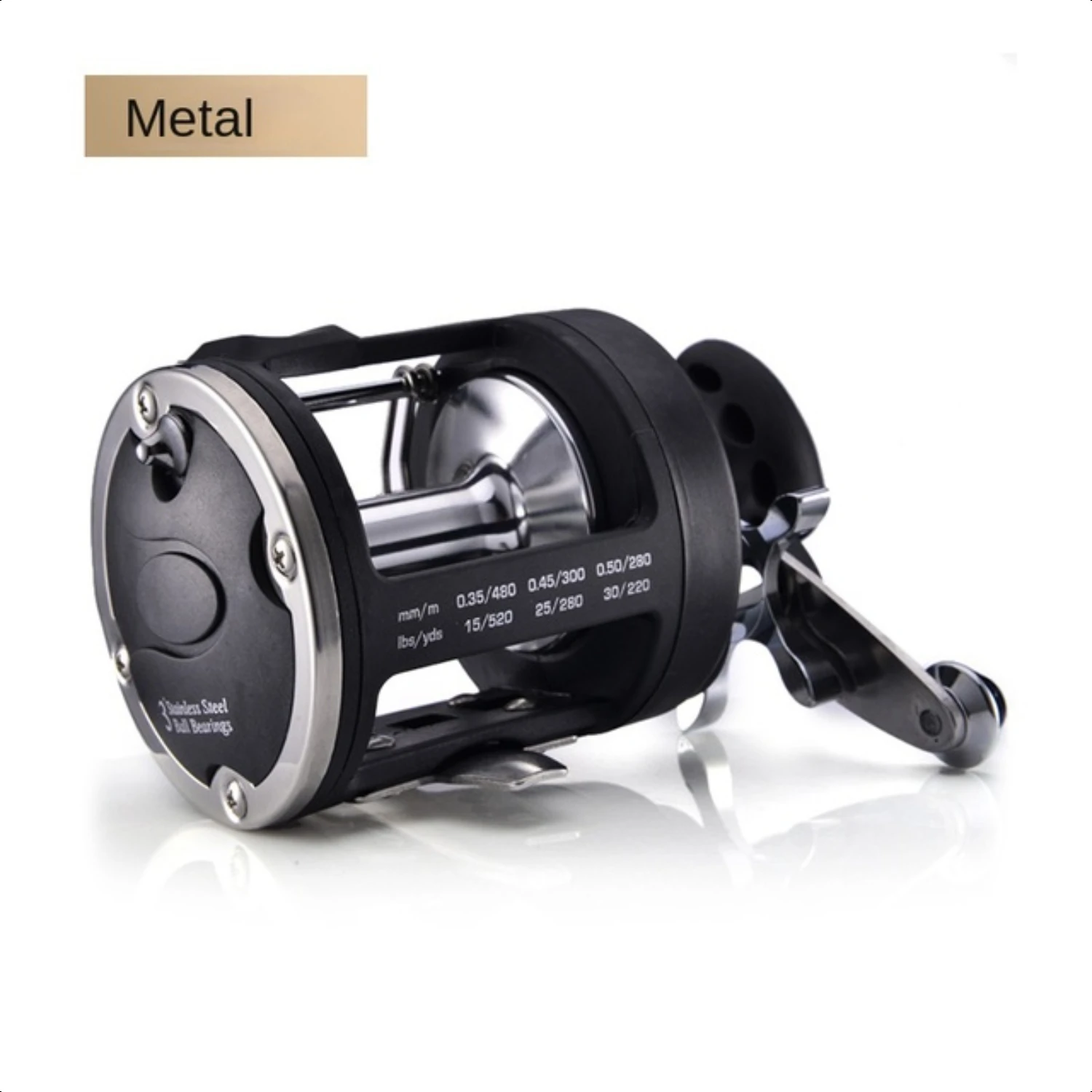 Reliable and Long-Lasting Heavy Duty All Metal Durable Fishing Reel 6