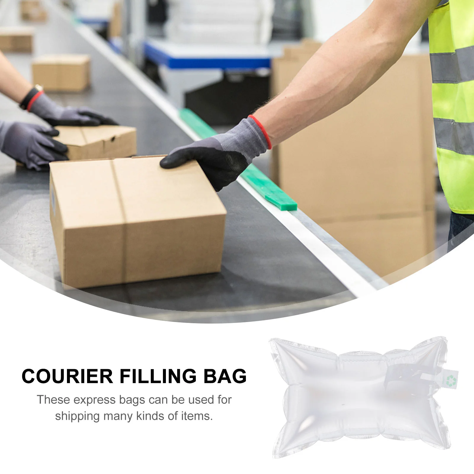 Bagged Inflatable Machine Walled Cushioning Pe Film 30 PCS