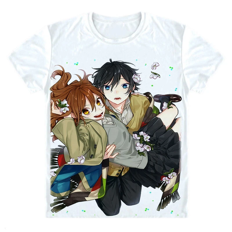 

Hori San To Miyamura Kun Anime Graphic T Shirts Harajuku Cp T-Shirt Manga Horimiya T Shirt For Men Clothes Casual Girls Tee Tops