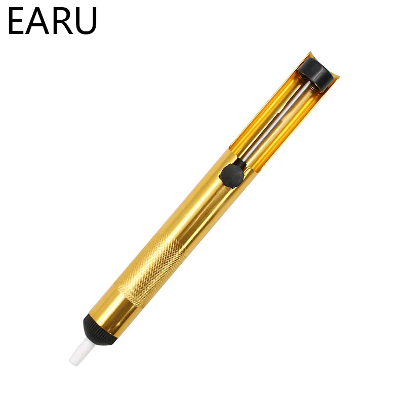Aluminum Metal Desoldering Pump Suction Tin Gun Soldering Sucker Pen Vacuum Soldering Iron Desolder Hand Welding Tools