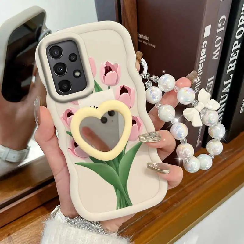Stay Happy Phone Case Set with Lanyard and Stand - 3-Piece Accessory Bundle
