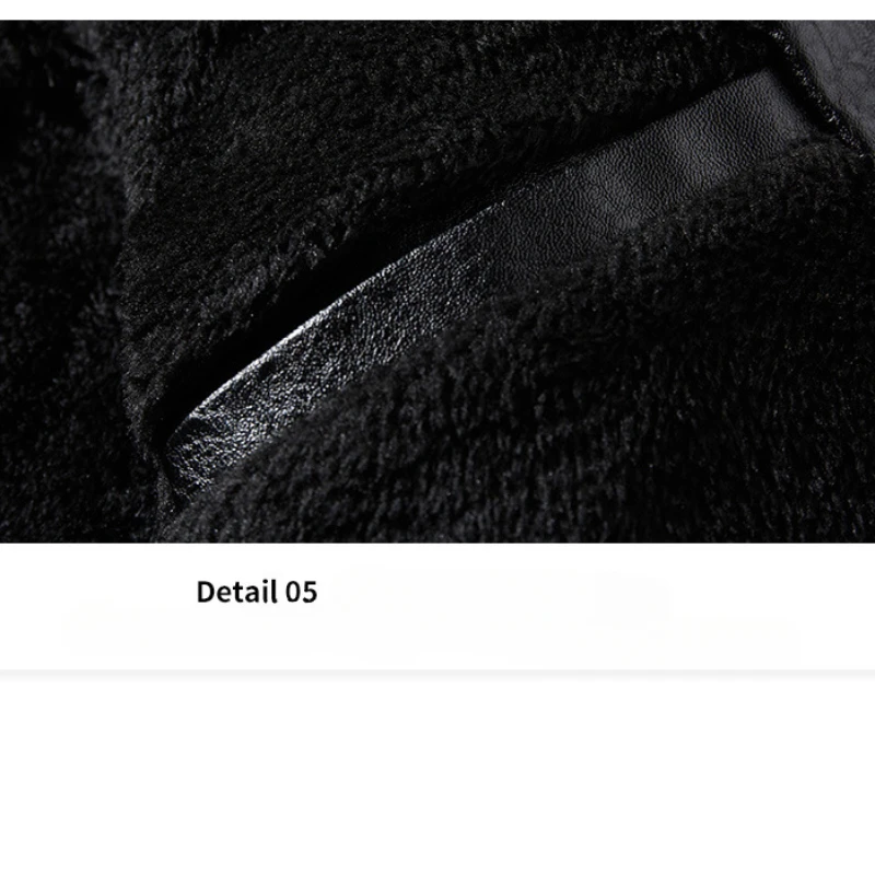 Male Stand Collar Casual Windbreaker Leather Jacket Men Winter Fleece Motorcycle PU Leahter Jacket Ropa De Hombre Slim Coat 3XL