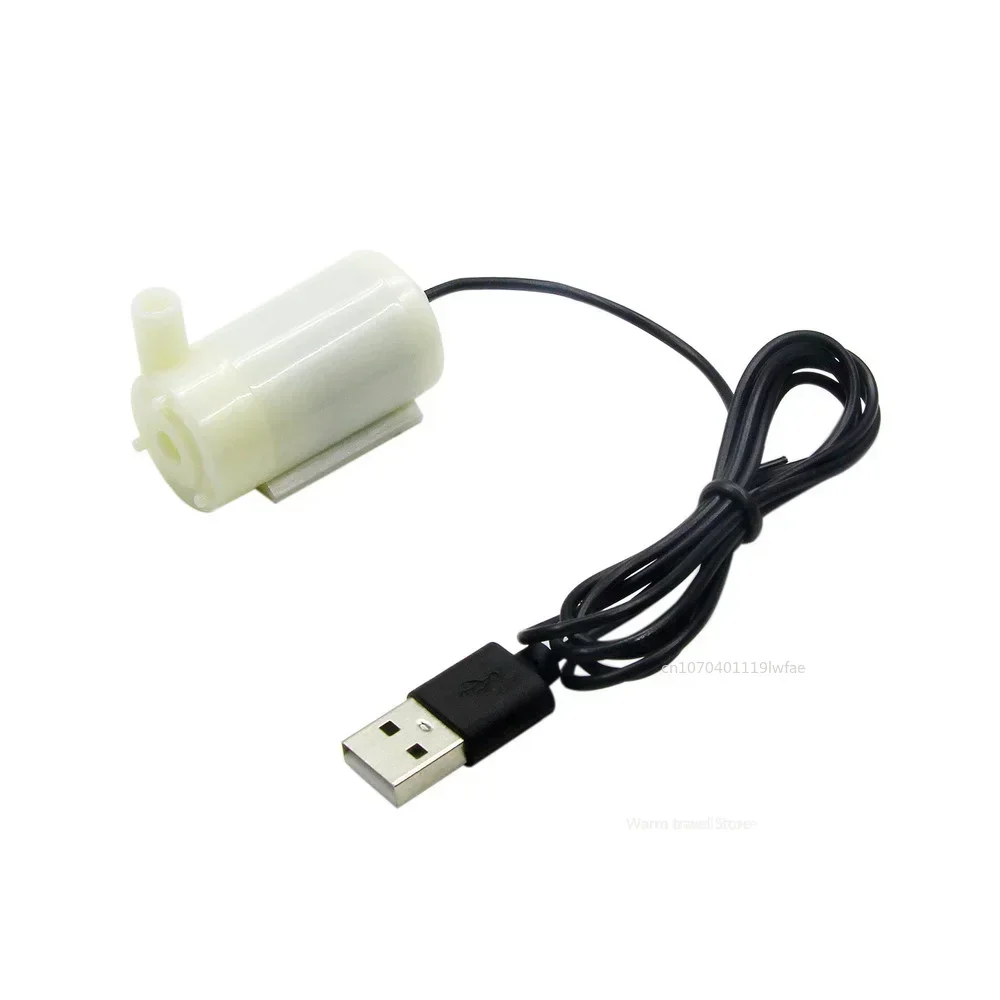Water Pump DC 5V USB Brushless Portable Submersible Hydroponic Fish Tank Circulating Water Craft Fountain