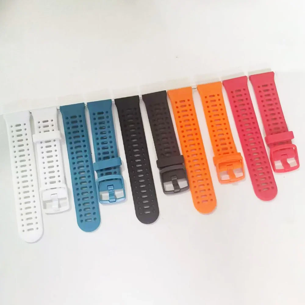 Silicone Sports Bracelet - Universal Smartwatch Strap (20/22mm)