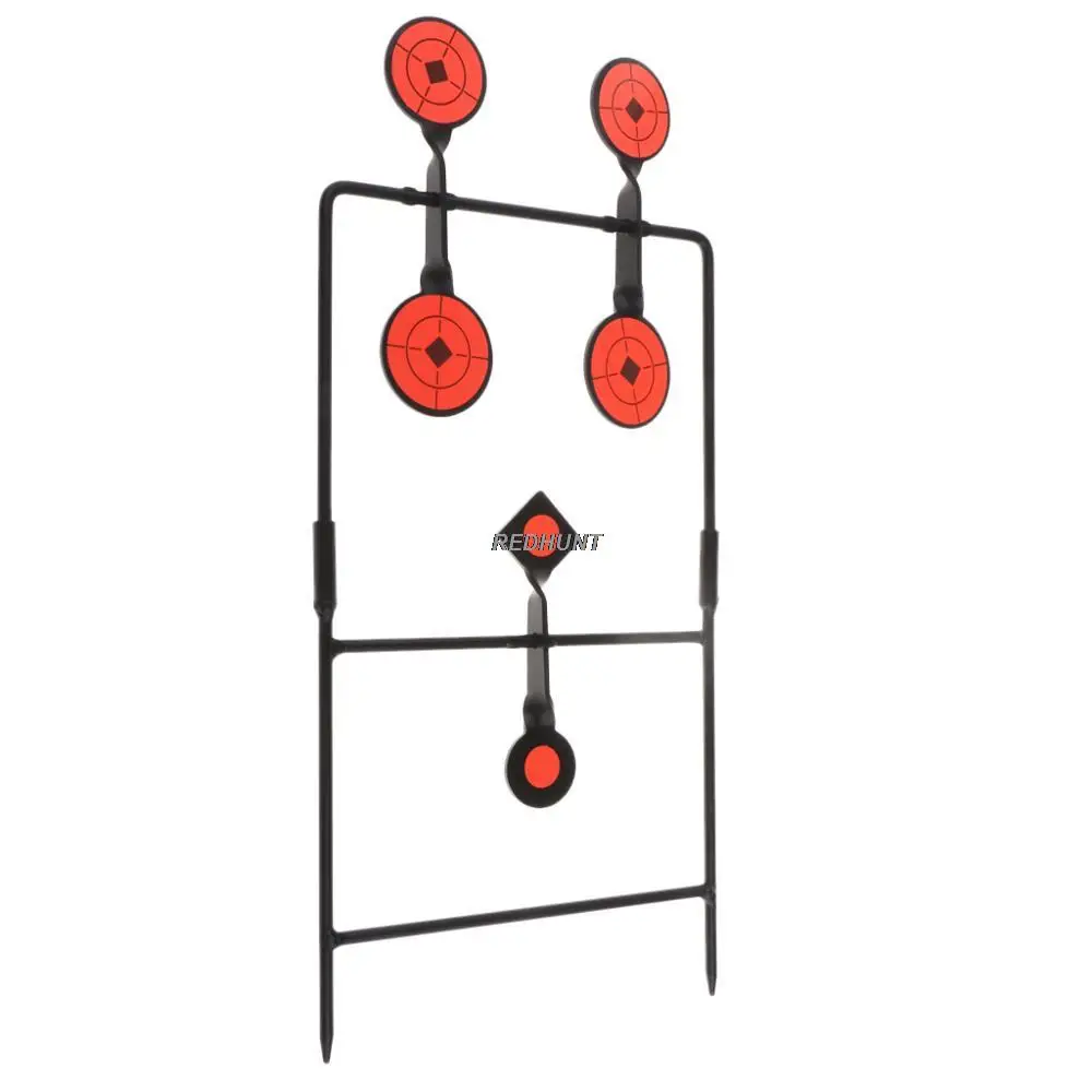  New BB Gun Target Pellet Resetting Targets Compact Package Metal Steel Auto Reset for .177 to .20 Caliber Shooting Outdoors