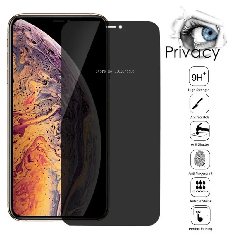 

Закаленное стекло для iPhone, 2 шт., Защита экрана для iPhone 15 14 Pro Max 13 12 Mini 11 Pro XS MAX XR 7 8 PLUS