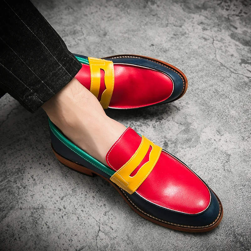 Fashion Classic Lefu Shoes Round Toe Lightweight Outdoor Driving Shoes Business Office Men's Shoes Color Size 38-48