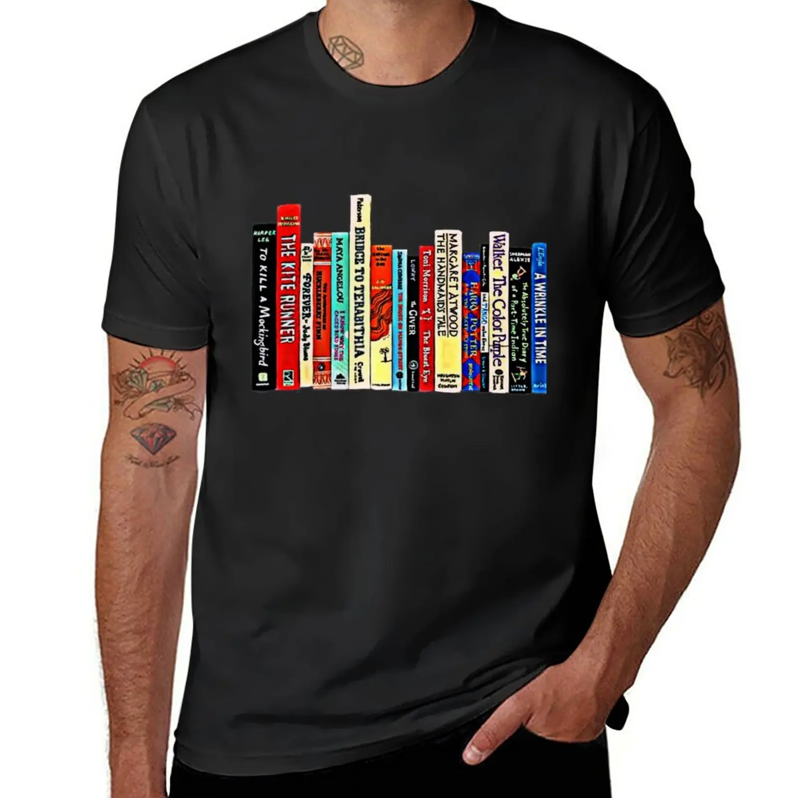 

New Banned Books T-Shirt funny t shirts plus size tops man clothes oversized t shirts for men