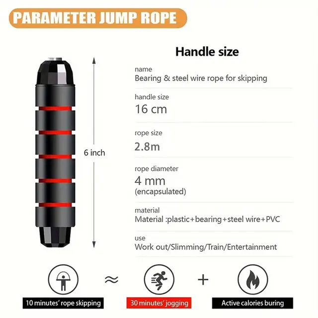 Bearing steel wire skipping rope adult weight loss skipping rope sports equipment 2